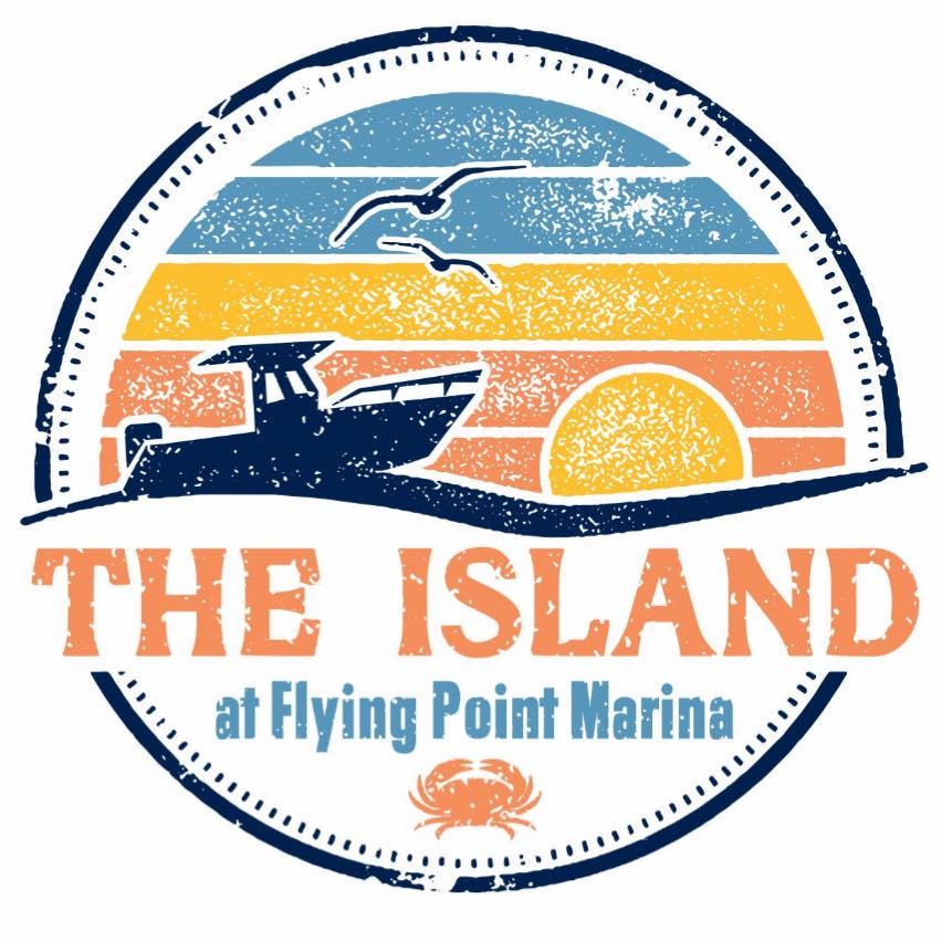 The Island at Flying Point Marina logo